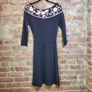 BCBG MaxAzria off shoulder sweater dress M